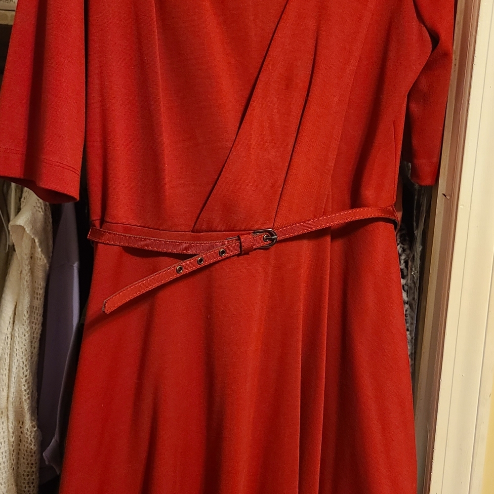 Red dress